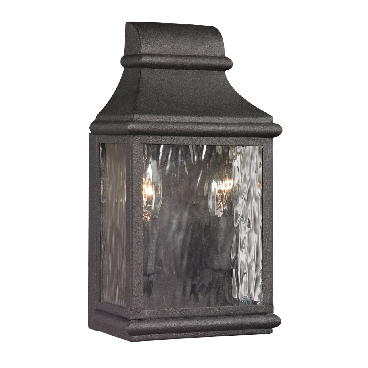 Elk Showroom Forged Jefferson 11 High 2-Light Outdoor Sconce - Charcoal